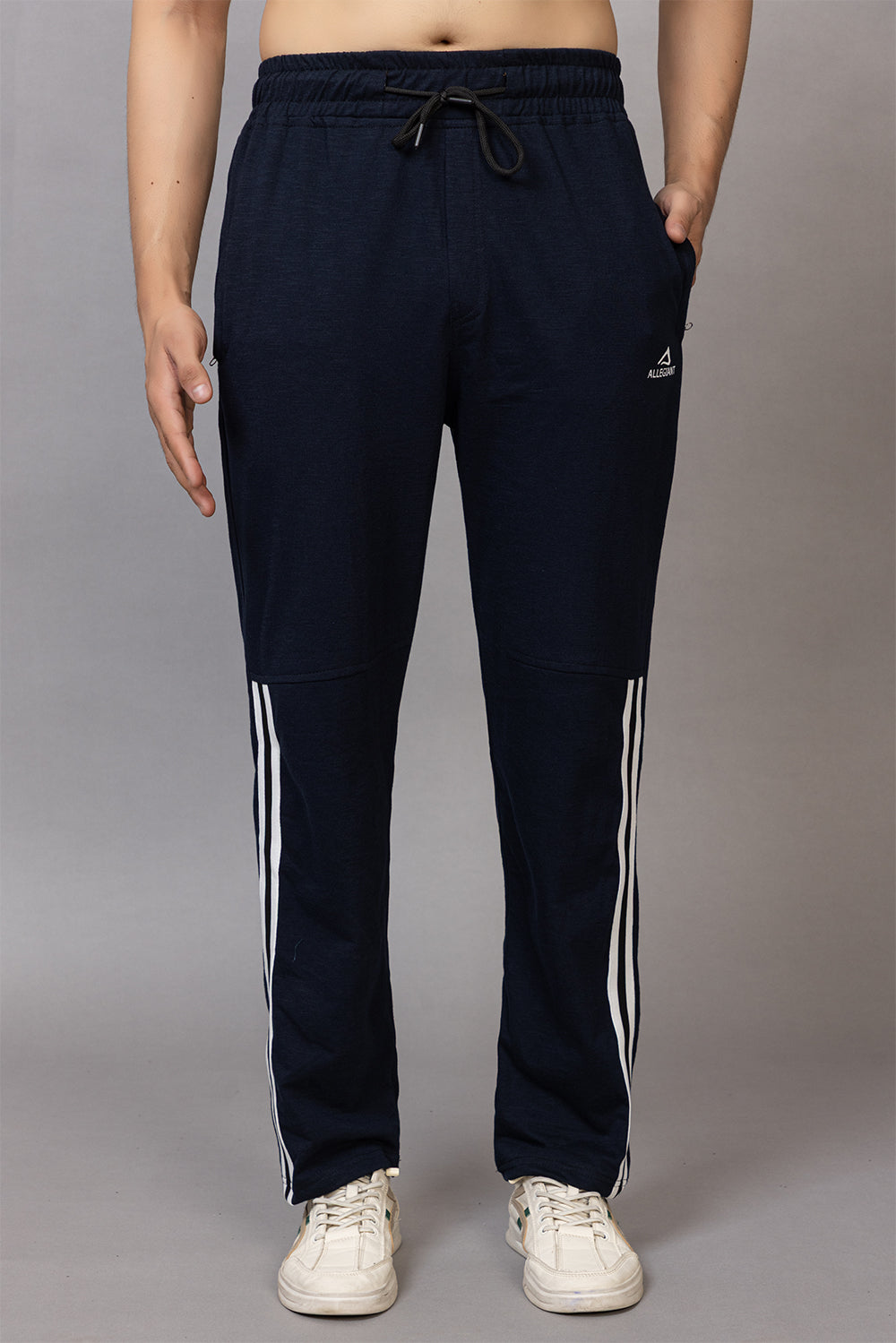 Navy  poly cotton lower