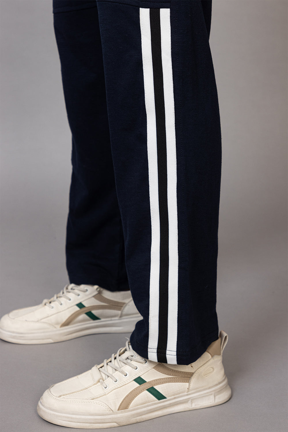 Navy  poly cotton lower