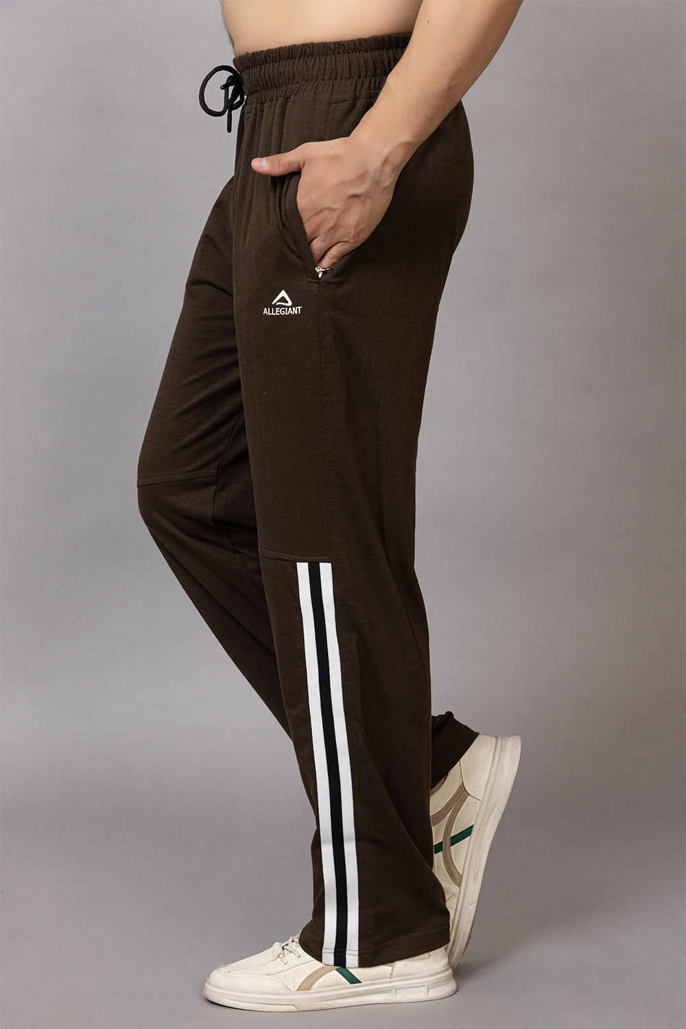 Greenish Brown poly cotton lower