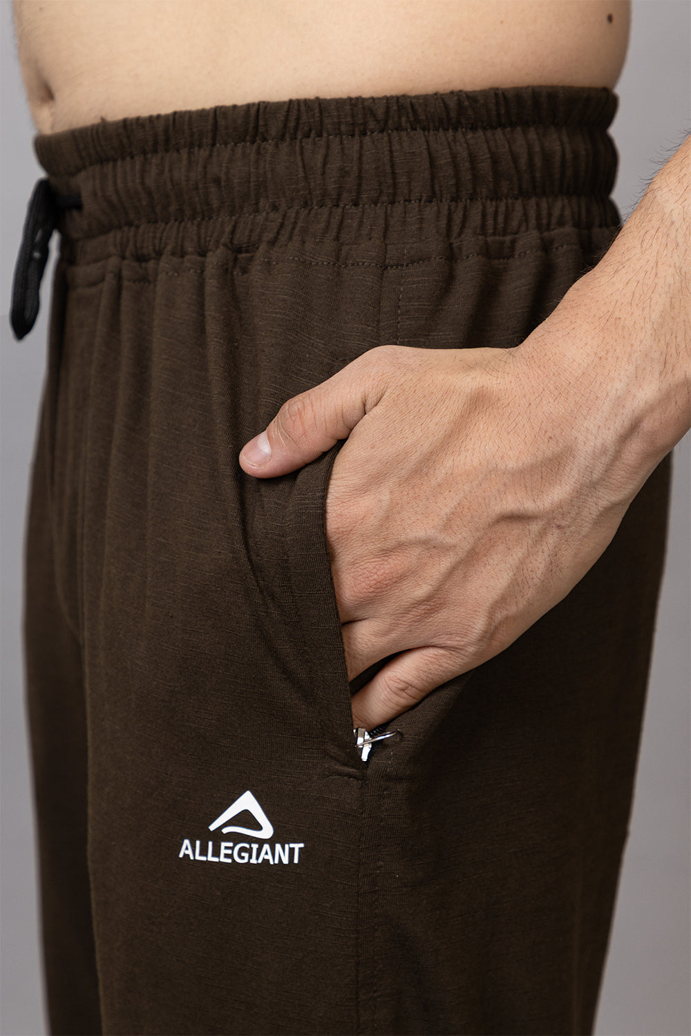 Greenish Brown poly cotton lower