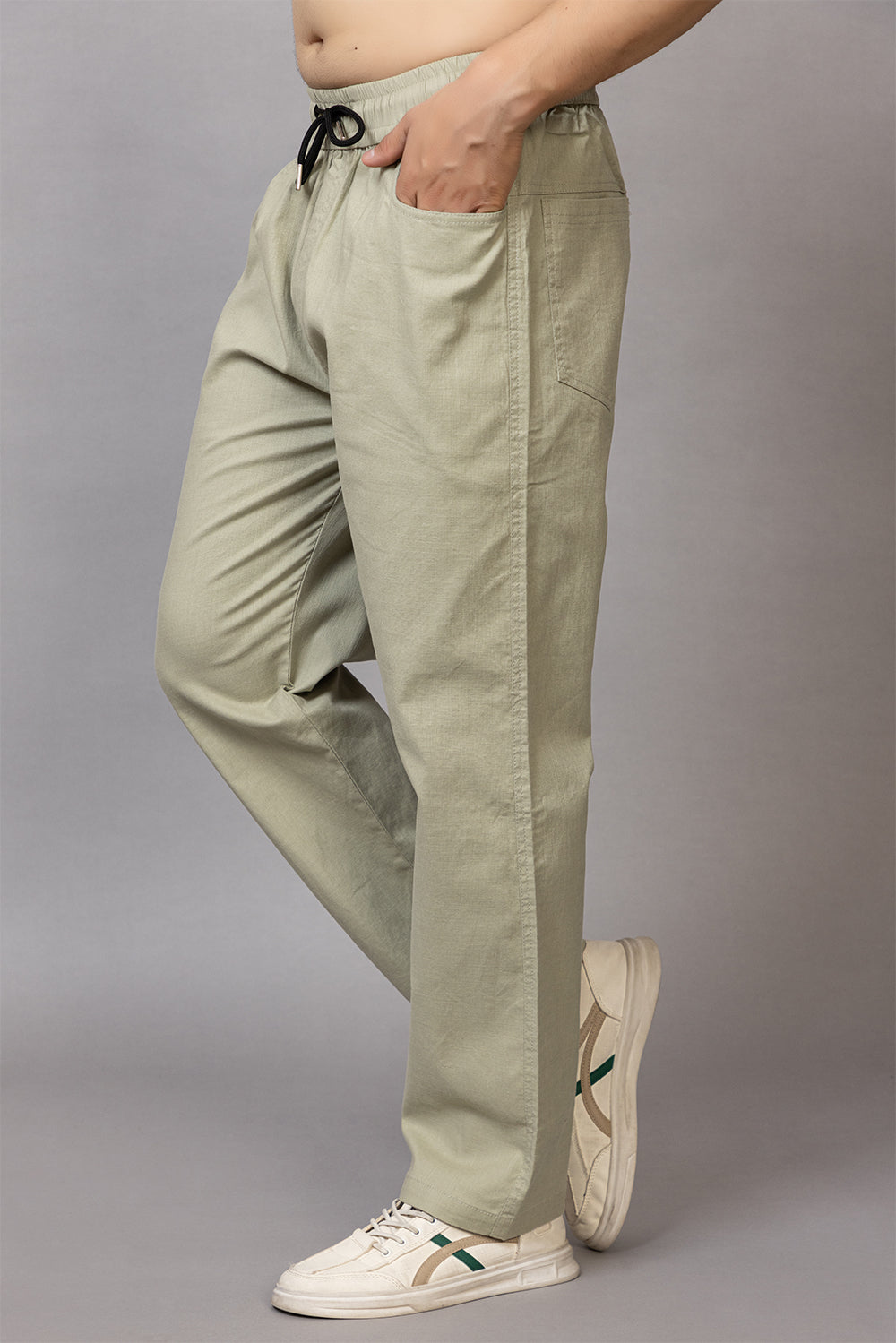 LINEN LOWER BEGGY  FIT PANT STYLE