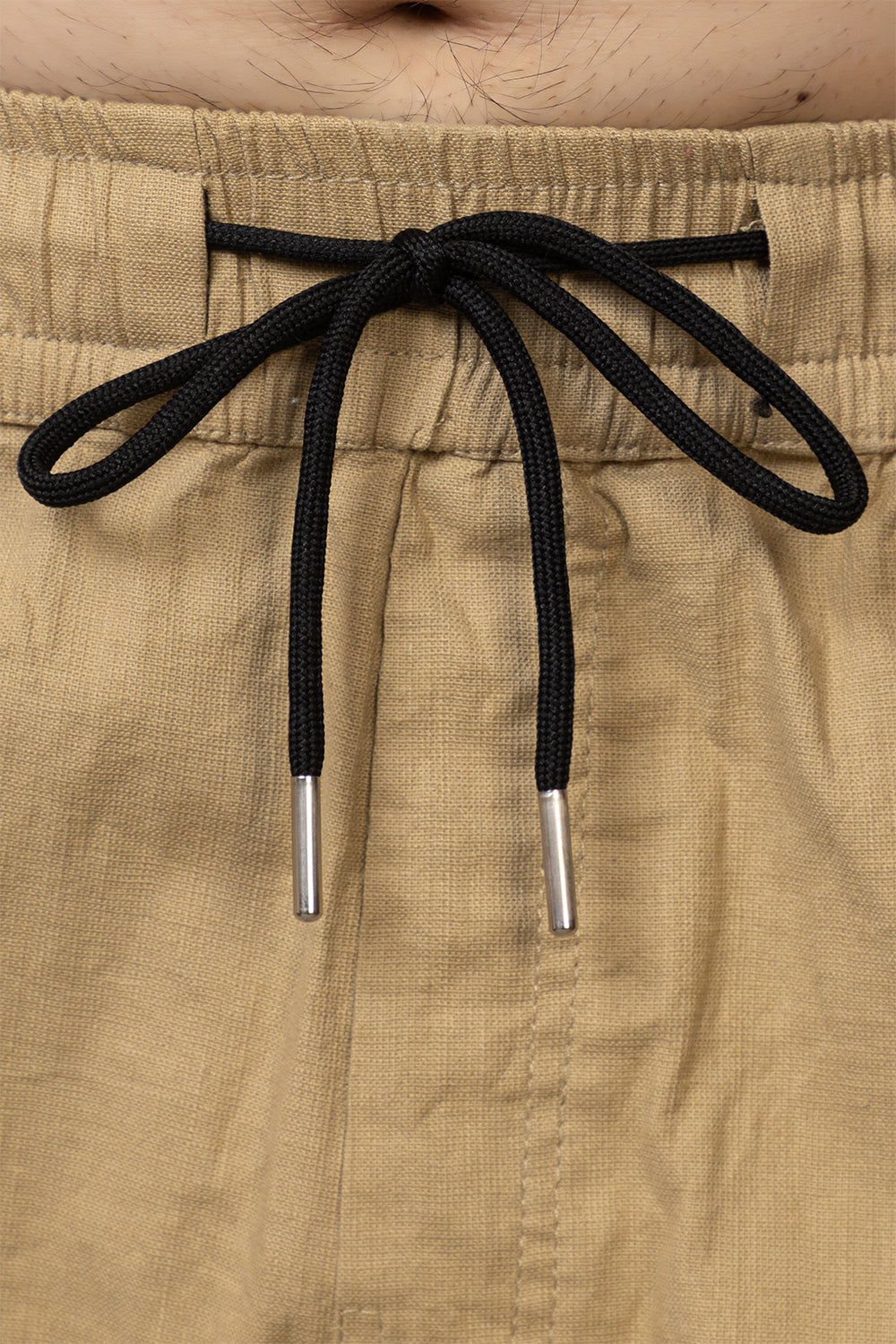 LINEN BEIG LOWER BEGGY  FIT PANT STYLE